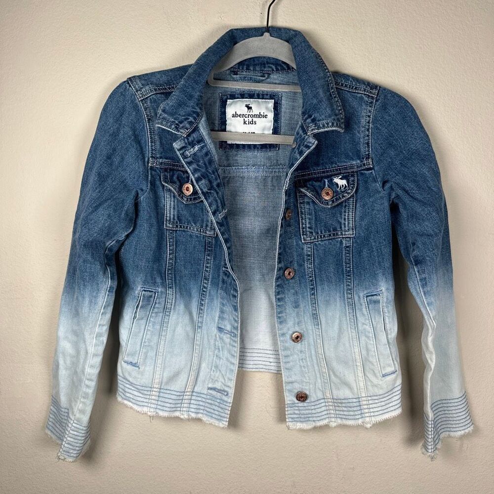 Abercrombie Kids Denim Jacket Girls Sz 11/12
